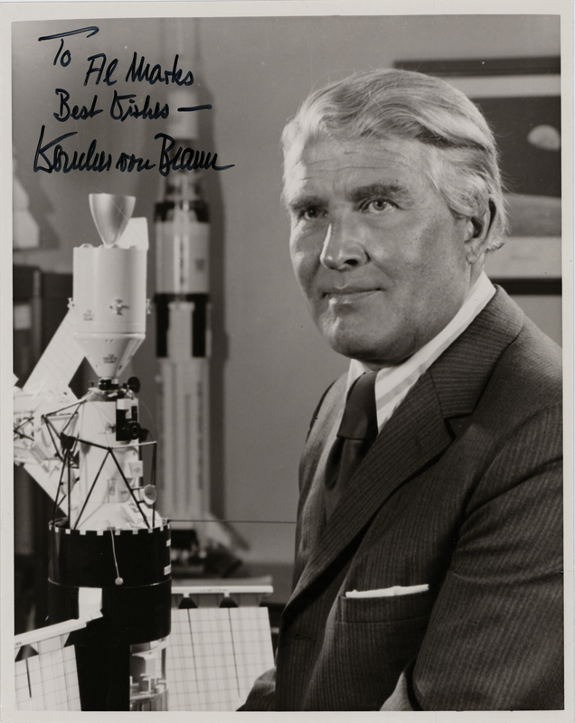Lot 8516 Wernher von Braun Signed Photograph