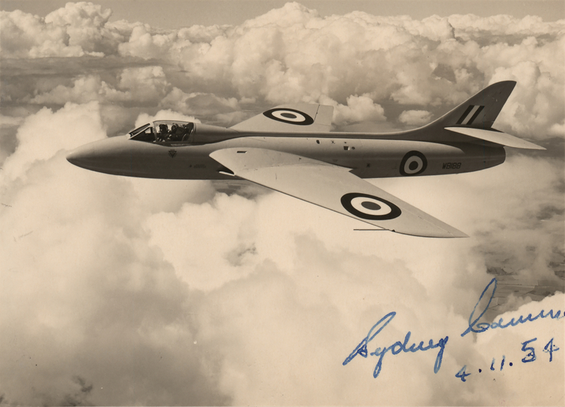 Lot 8010 Sydney Camm Signed Photograph