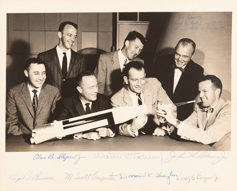 Lot 8028 Mercury 7 Fully Signed Photograph