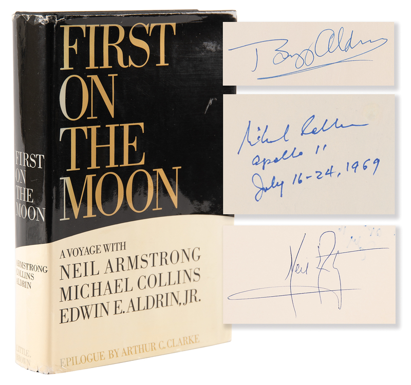 Lot 8185 Apollo 11 Signed Book - First on the Moon
