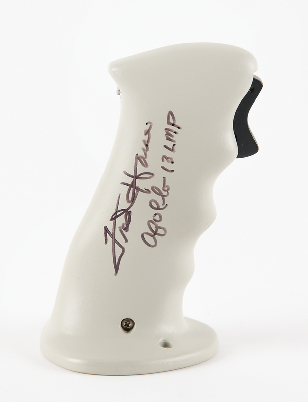 Lot 8291 Fred Haise Signed Apollo Rotational Hand Controller Replica