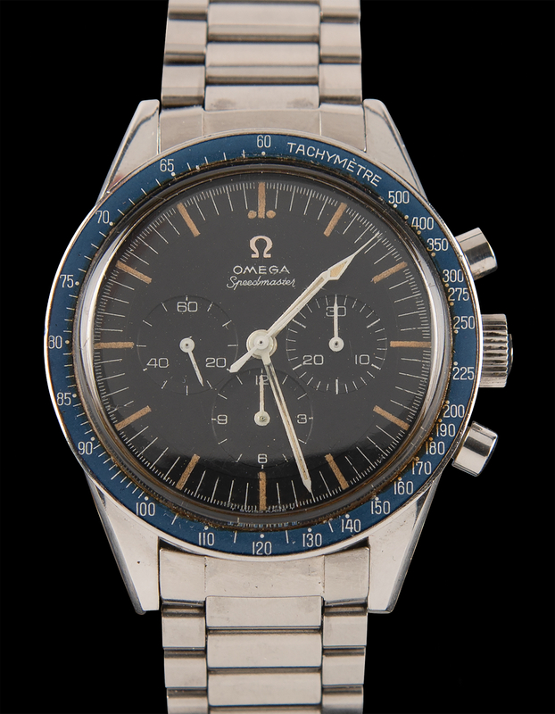 Lot 8032 Wally Schirra’s Omega Speedmaster ‘Ed White’ Professional Moonwatch (105.003-64) with Rare ‘True Blue’ Bezel - Presented to a Project Gemini Medical Director