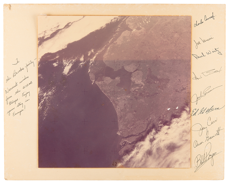 Lot 8521 Skylab Astronauts Multi-Signed Oversized Photograph - All Three Manned Skylab Missions