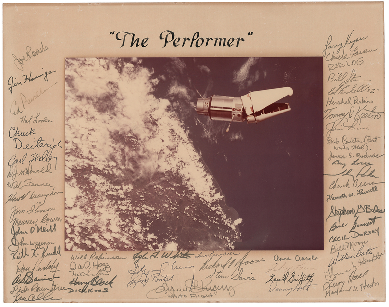 Lot 8513 NASA Mission Control and Personnel (50+) Multi-Signed Photograph