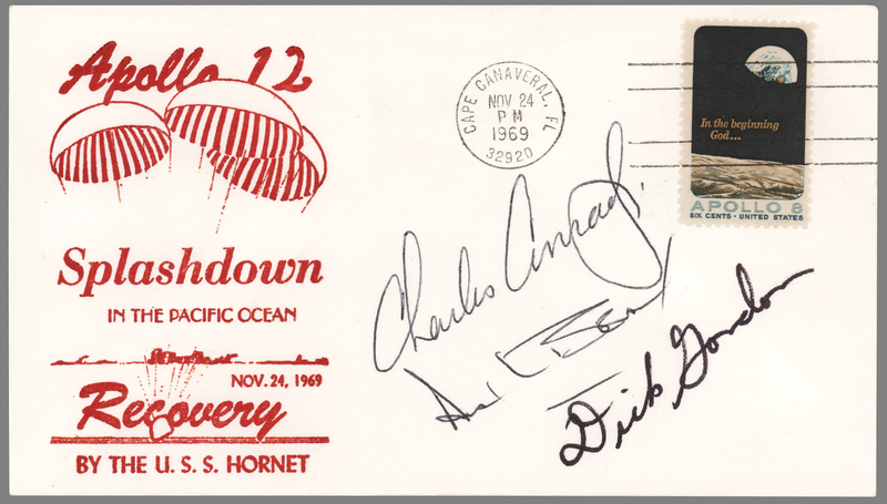 Lot 8252 Apollo 12 Signed 'Splashdown' Cover - From the Collection of Skylab Astronaut Ed Gibson