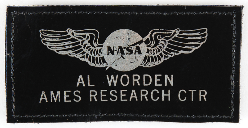 Lot 8364 Al Worden's 'Ames Research Center' Name Patch