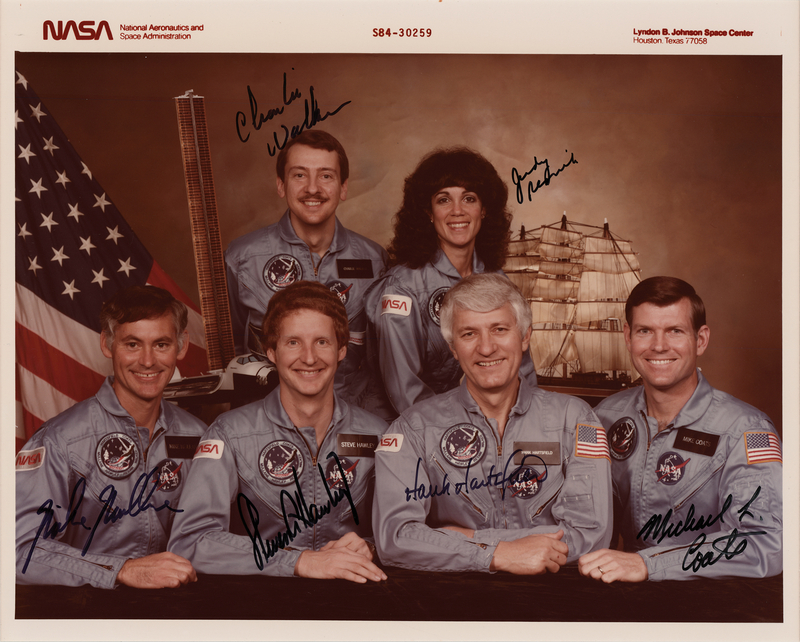 Lot 8564 STS-41-D Signed Photograph