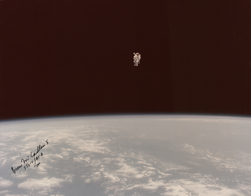Lot 8542 Bruce McCandless Signed Photograph