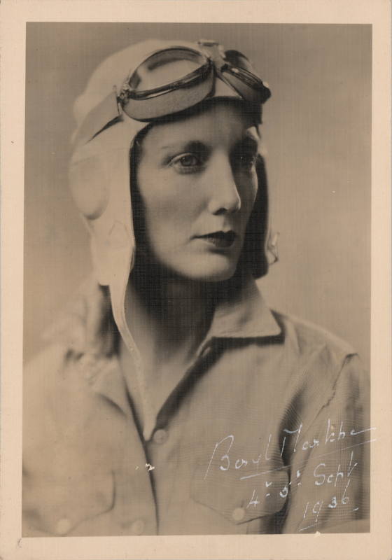 Lot 8014 Beryl Markham Signed Photograph