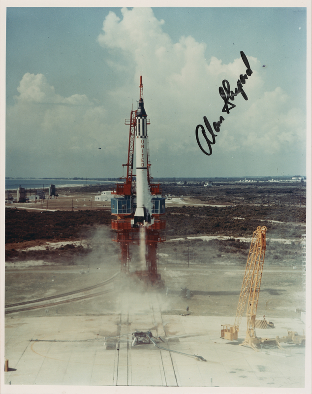 Lot 8069 Alan Shepard Signed Photograph