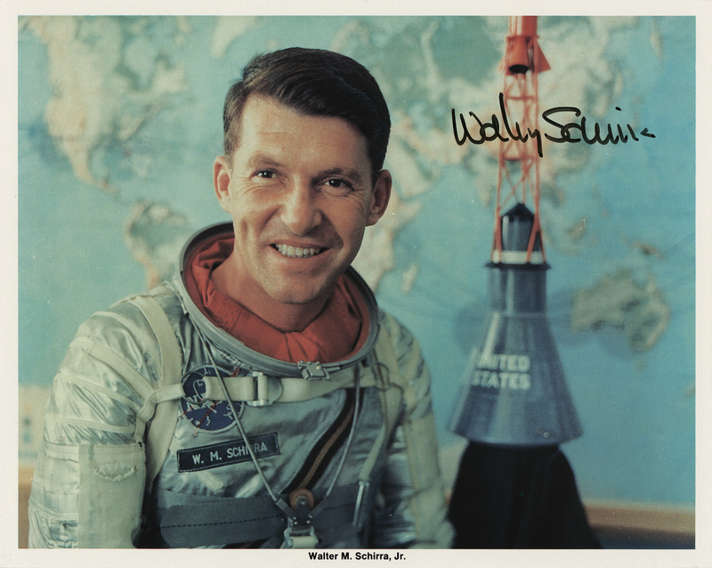 Lot 8064 Wally Schirra Signed Photograph