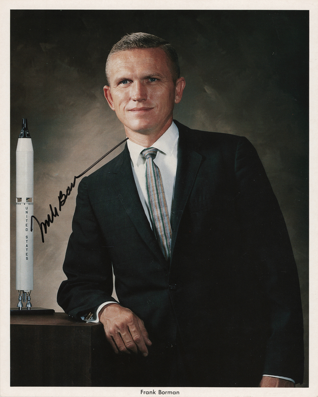 Lot 8147 Frank Borman Signed Photograph