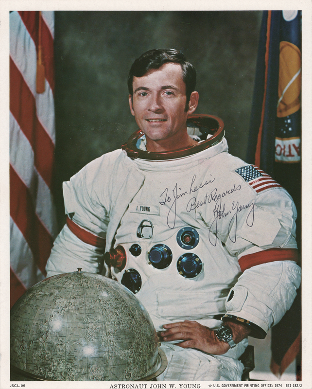 Lot 8387 John Young Signed Photograph