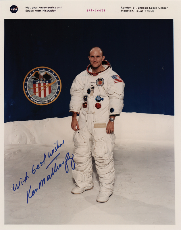 Lot 8383 Ken Mattingly Signed Photograph