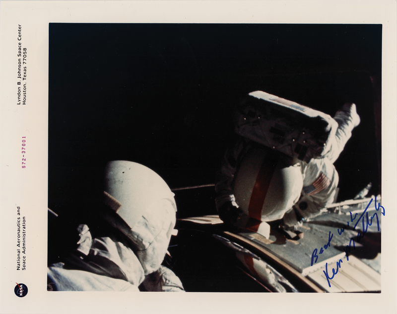 Lot 8384 Ken Mattingly Signed Photograph