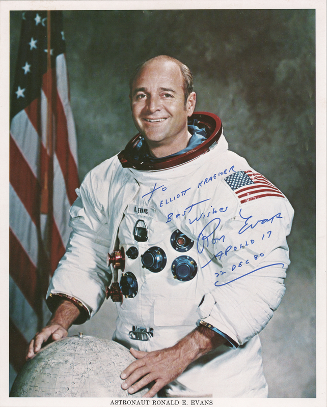 Lot 8422 Ron Evans Signed Photograph