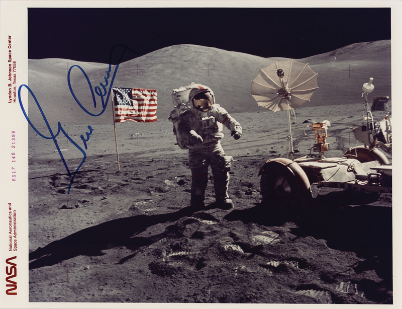 Lot 8409 Gene Cernan Signed Photograph