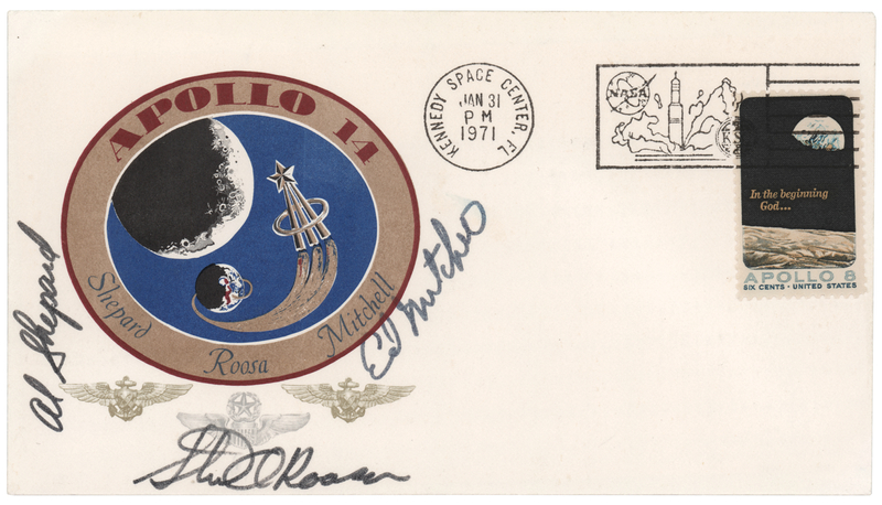 Lot 8319 Apollo 14 Crew-Signed 'Type 1' Insurance Cover