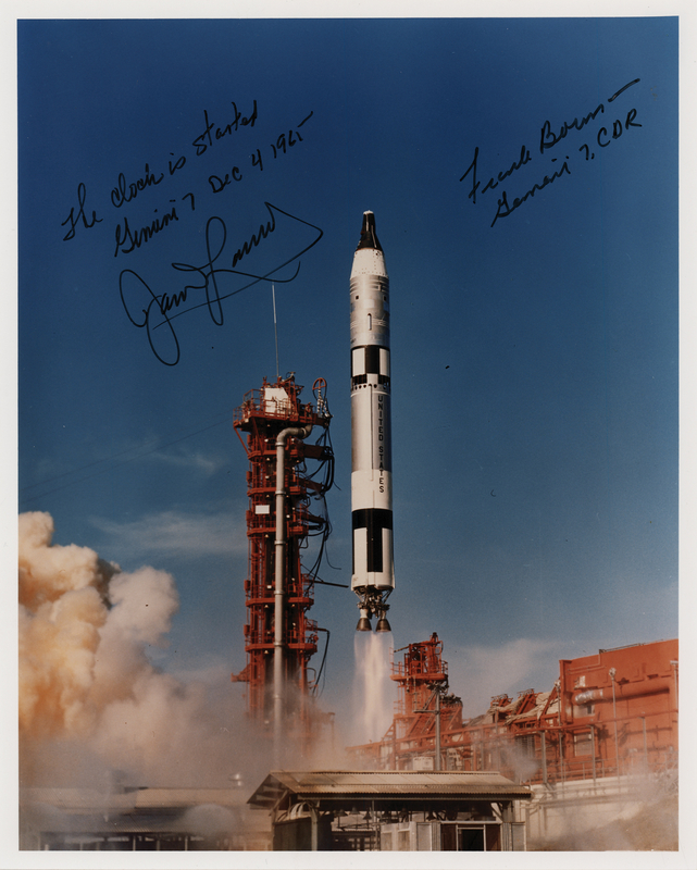 Lot 8105 Gemini 7 Signed Photograph - Lovell and Borman