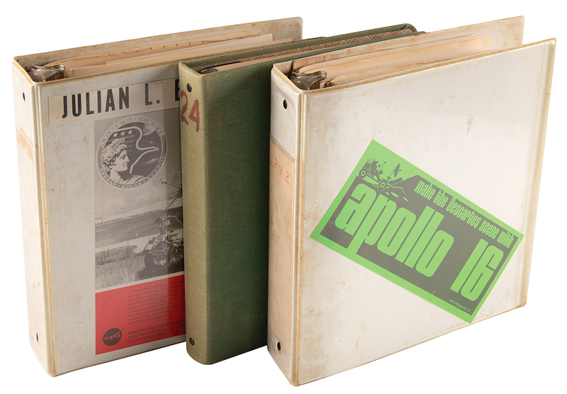 Lot 8451 Apollo 15, 16, and 17 'EVA and Lunar Surface' Manuals and Documents