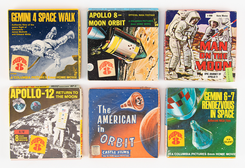 Lot 8106 Gemini and Apollo 8MM Film Reels (6)
