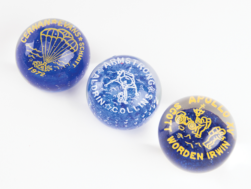 Lot 8454 Apollo Paperweights by John Gentile (3)