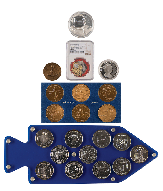 Lot 8434 Astronaut and Cosmonaut Coin Collection