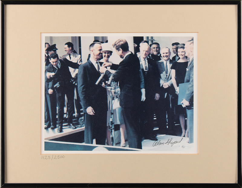 Lot 8065 Alan Shepard Signed Photograph