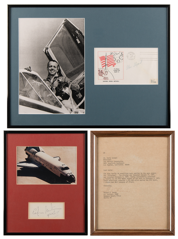 Lot 8321 Apollo 14 (3) Signed Items