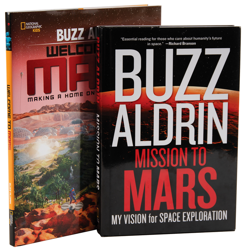 Lot 8216 Buzz Aldrin (2) Signed Books