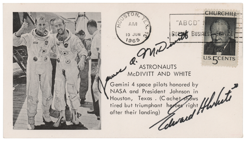 Lot 8129 Edward H. White II Signed Cover