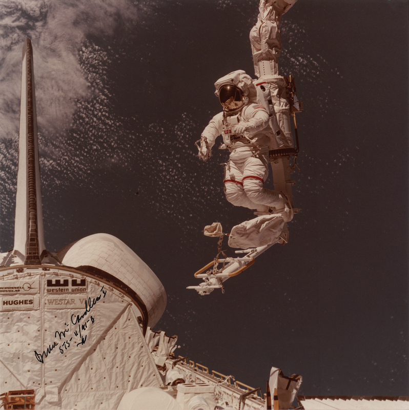 Lot 8544 Bruce McCandless Signed Photograph