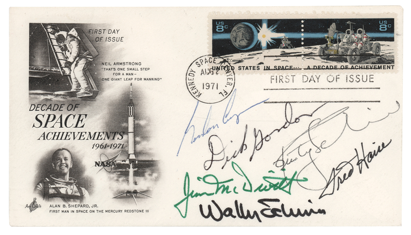 Lot 8447 NASA Astronauts Signed First Day Cover