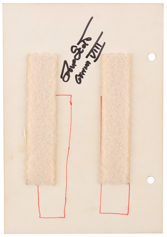 Lot 8117 Dave Scott Signed Gemini 8 Training Checklist