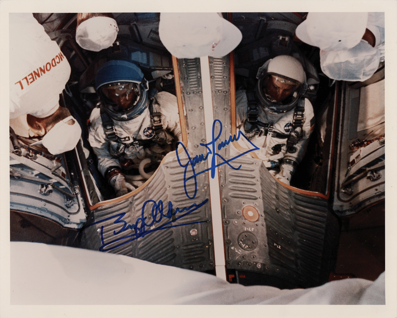 Lot 8095 Gemini 12 Crew-Signed Photograph