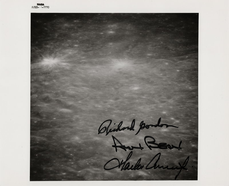 Lot 8256 Apollo 12 Crew-Signed Photograph