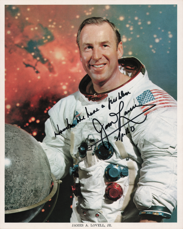Lot 8293 James Lovell Signed Photograph