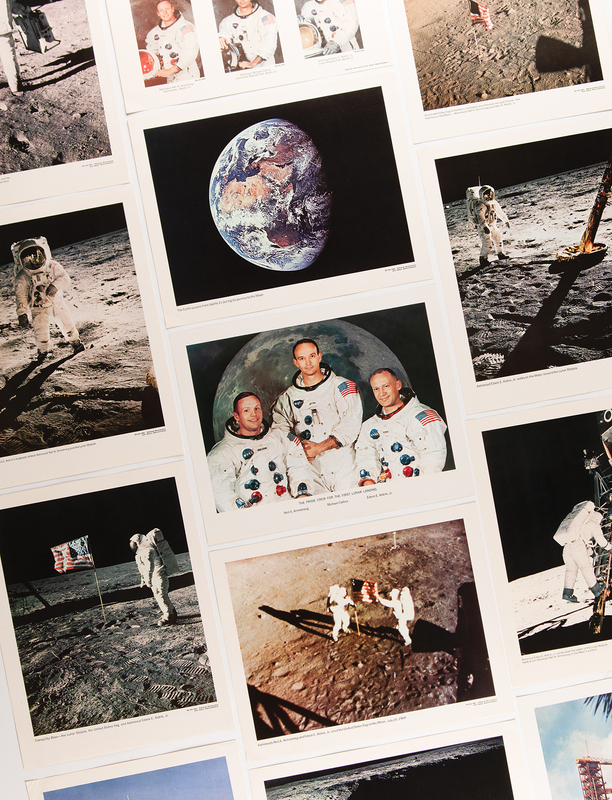 Lot 8455 Apollo Program (48) Oversized NASA Lithographs