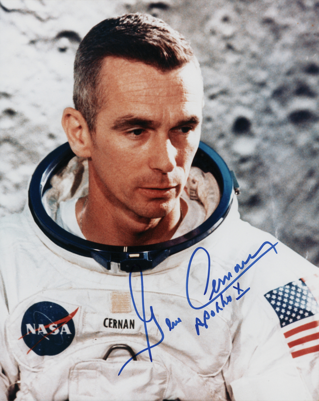 Lot 8173 Gene Cernan Signed Photograph
