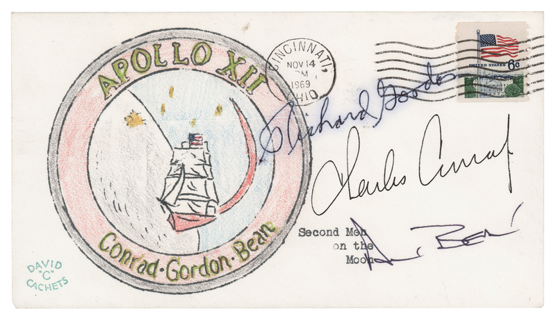 Lot 8257 Apollo 12 Crew-Signed Launch Day Cover