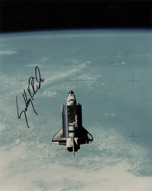 Lot 8546 Sally Ride Signed Photograph