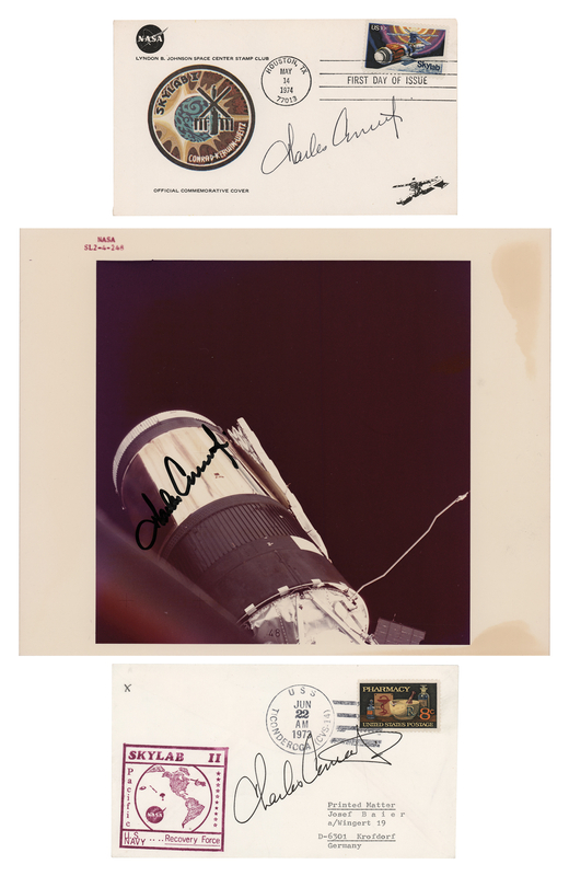 Lot 8520 Charles Conrad (3) Signed Items