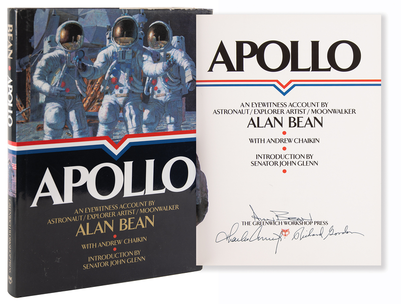 Lot 8258 Apollo 12 Crew-Signed Book - Apollo: An Eyewitness Account