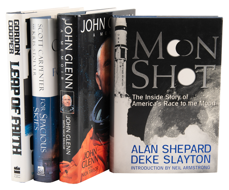 Lot 8056 Mercury Astronauts (4) Signed Books