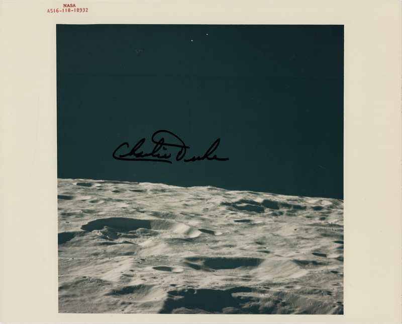 Lot 8381 Charlie Duke Signed Photograph