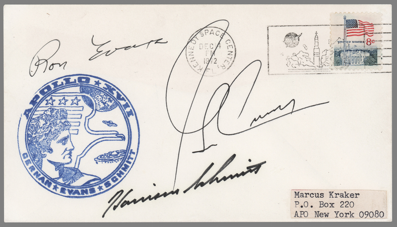 Lot 8402 Apollo 17 Crew-Signed Commemorative Cover
