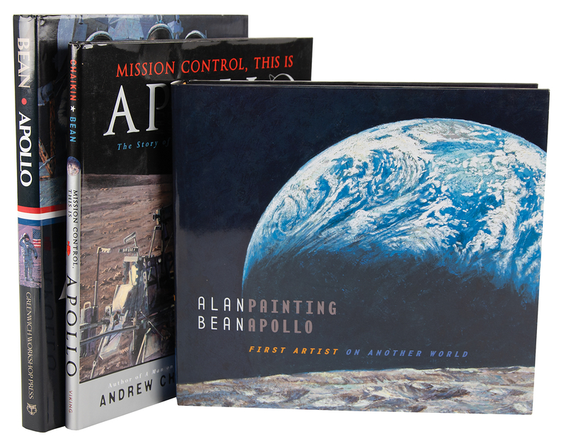 Lot 8266 Alan Bean (3) Signed Books