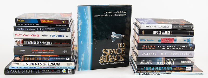Lot 8550 Space Shuttle Astronauts (20) Signed Books