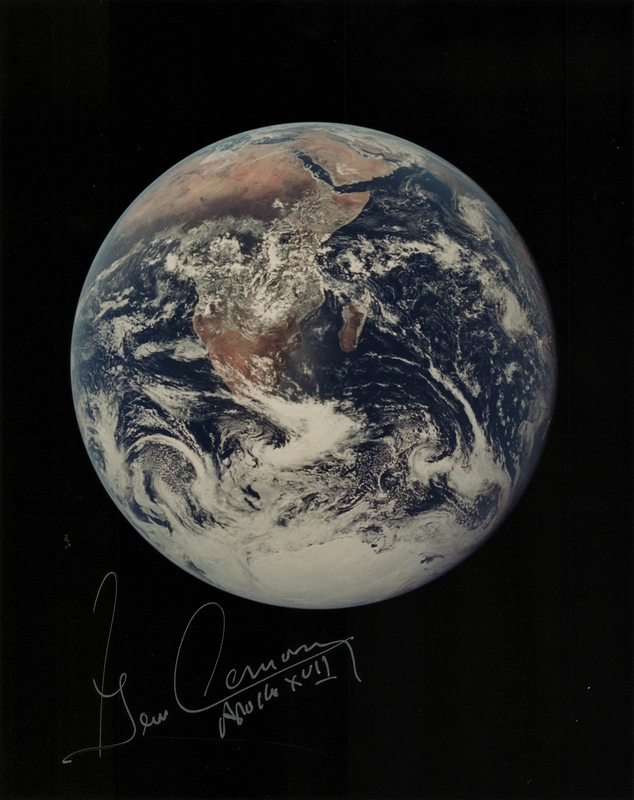 Lot 8415 Gene Cernan Signed Photograph