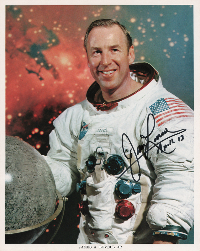 Lot 8296 James Lovell Signed Photograph